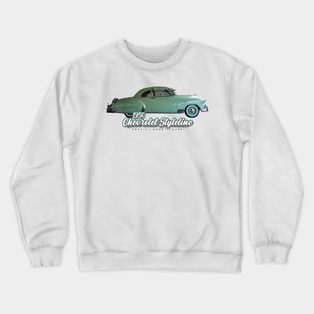 1950 Chevrolet Styleline Special Sport Coupe Crewneck Sweatshirt by Gestalt Imagery